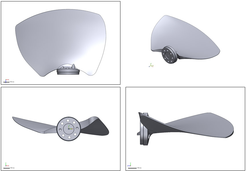 Heavy Machinery power plant industrial impeller blade