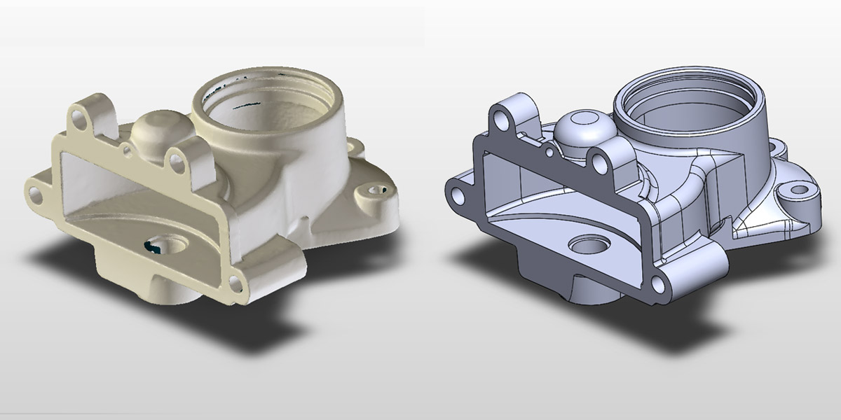 auto part casting part 3d scanning