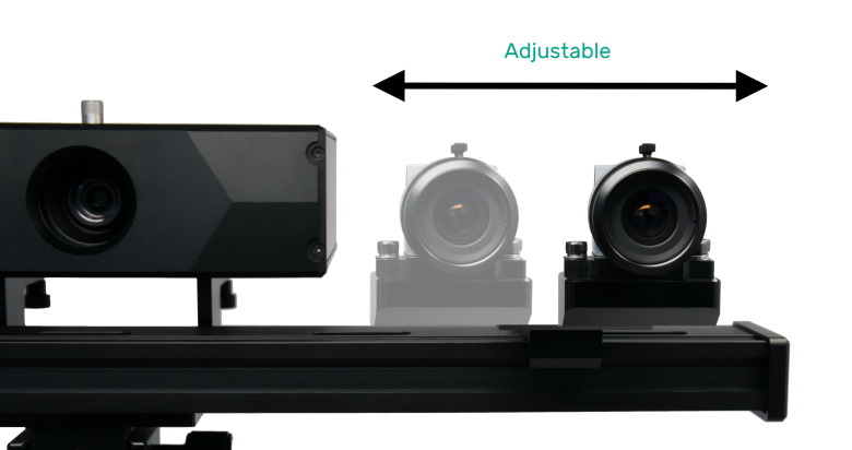 Polyga Carbon adjustable FOV 3d scanner cloesup